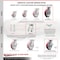 Service Caster 8 Inch Kingpinless Poly on Aluminum Caster Brakes/Swivel Locks 2 Rigid SCC, 2PK SCC-KP30S820-PAR-SLB-BSL-2-R-2 - alternate 5